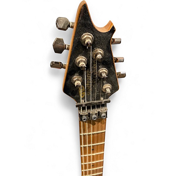 Used EVH Wolfgang Standard Quilted Maple Amber Solid Body Electric Guitar