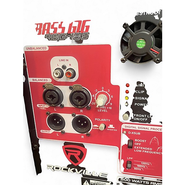 Used Rockville RBG-18S Powered Subwoofer