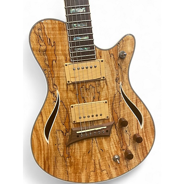 Used Michael Kelly Hybrid Special Spalted Natural Solid Body Electric Guitar