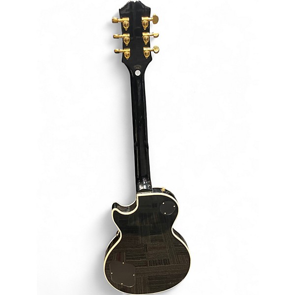 Used Epiphone Les Paul Custom CREAM BLACK BACK Solid Body Electric Guitar