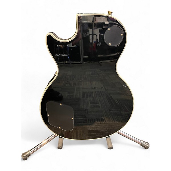 Used Epiphone Les Paul Custom CREAM BLACK BACK Solid Body Electric Guitar