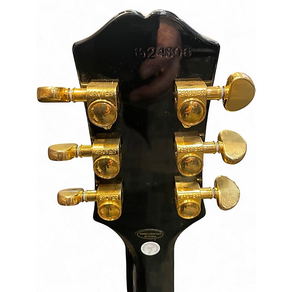 Used Epiphone Les Paul Custom CREAM BLACK BACK Solid Body Electric Guitar