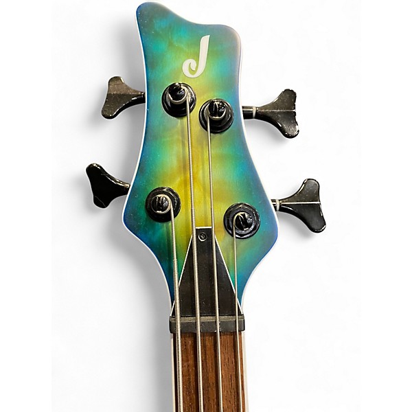 Used Jackson X Series Spectra Bass SBXQ IV Amber Blue Burst Electric Bass Guitar