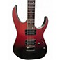 Used Ibanez RG421EX Red to Black Fade Solid Body Electric Guitar