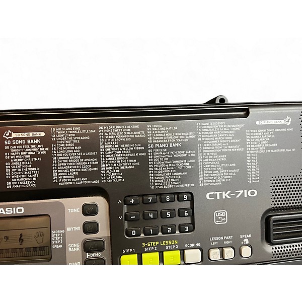 Used Casio CTK710 Keyboard Workstation