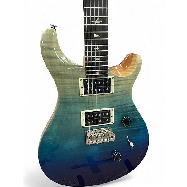 Used PRS SE Custom 24 Blue Fade Solid Body Electric Guitar