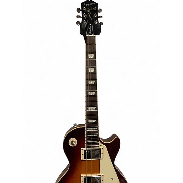 Used Epiphone Les Paul Standard 3 Tone Sunburst Solid Body Electric Guitar