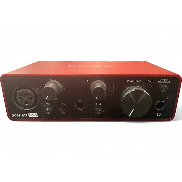 Used Focusrite Scarlett Solo Gen 3 Audio Interface