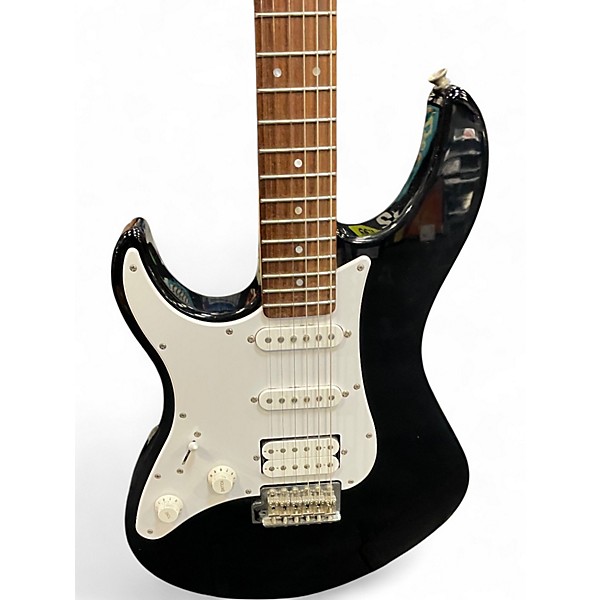 Used Yamaha PAC112JL Black Solid Body Electric Guitar