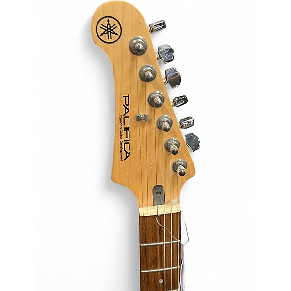 Used Yamaha PAC112JL Black Solid Body Electric Guitar