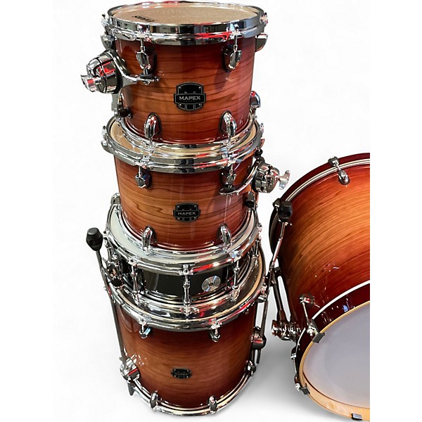 Used Mapex 5 Piece ARMORY SERIES Heritage Cherry Sunburst Drum Kit