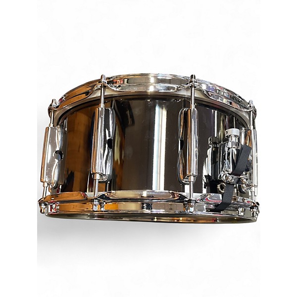 Used Dixon 6X14 GREGG BISSONETTE Black Chrome Drum