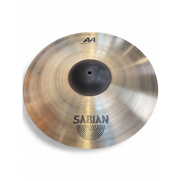 Used SABIAN 18in AA RAW BELL CRASH Cymbal