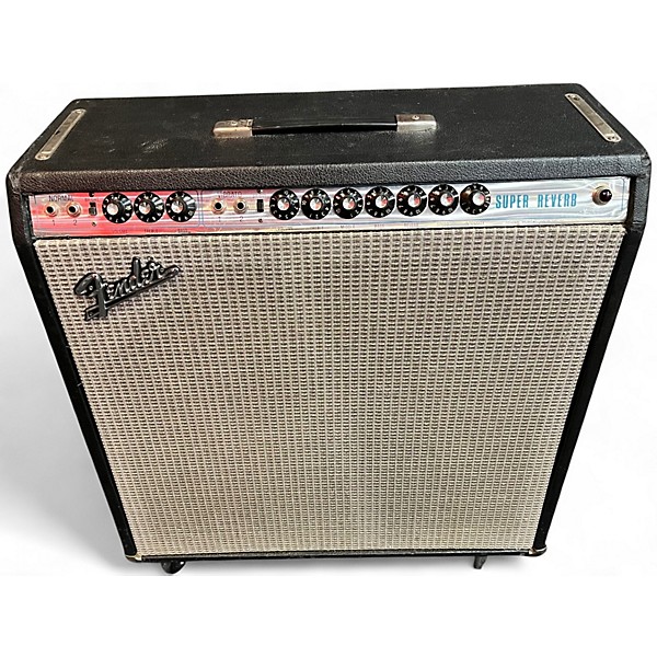Used 1970s Fender Super Reverb 1x12 Tube Guitar Combo Amp