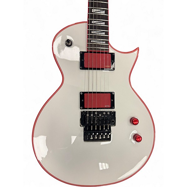 Used ESP ltd gh600 White Solid Body Electric Guitar