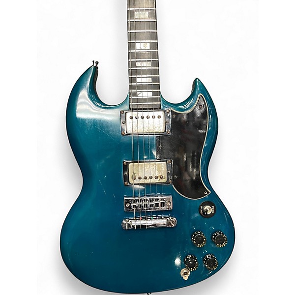 Vintage 1970s Gibson SG TEAL Solid Body Electric Guitar