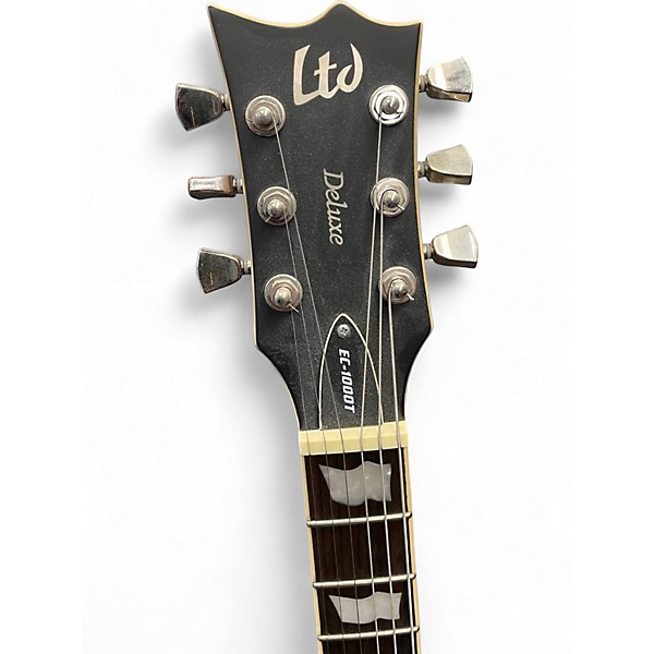 Used Ltd DELUXE EC1000T Amberburst Solid Body Electric Guitar