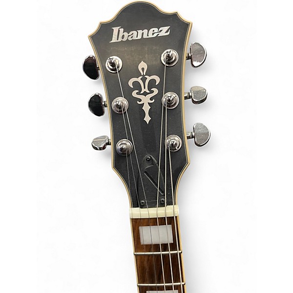 Used Ibanez AS73L Satin Red Hollow Body Electric Guitar