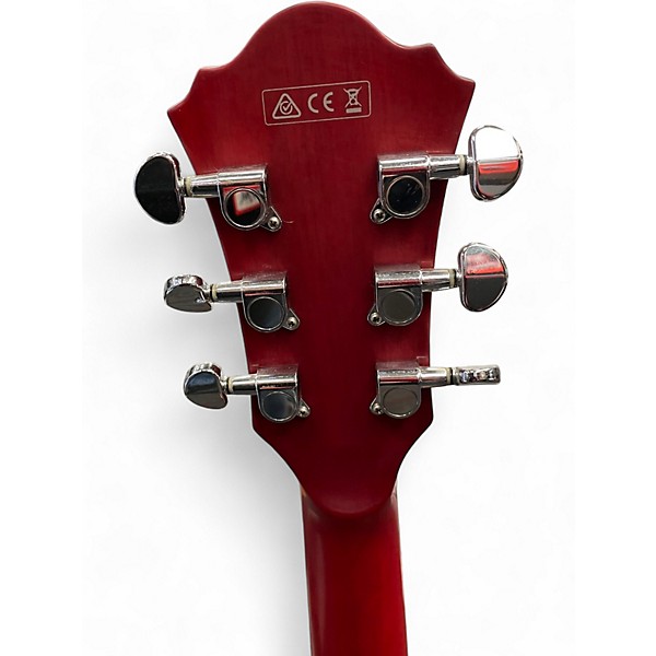 Used Ibanez AS73L Satin Red Hollow Body Electric Guitar