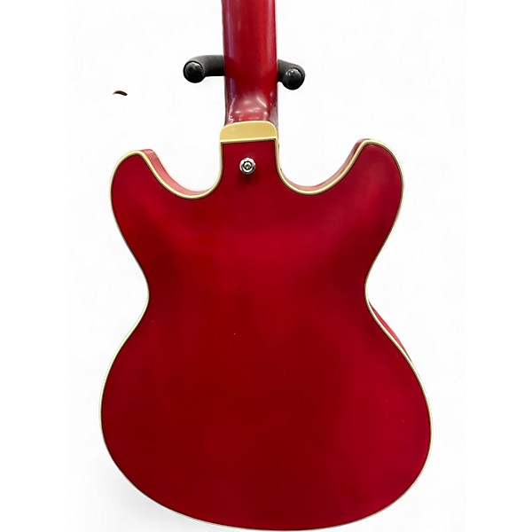 Used Ibanez AS73L Satin Red Hollow Body Electric Guitar
