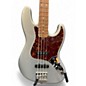 Used Fender Player Jazz Bass Silver Sparkle Electric Bass Guitar