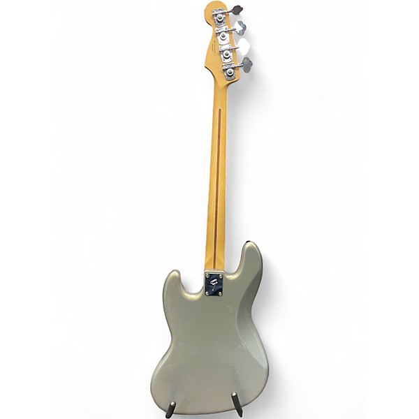 Used Fender Player Jazz Bass Silver Sparkle Electric Bass Guitar