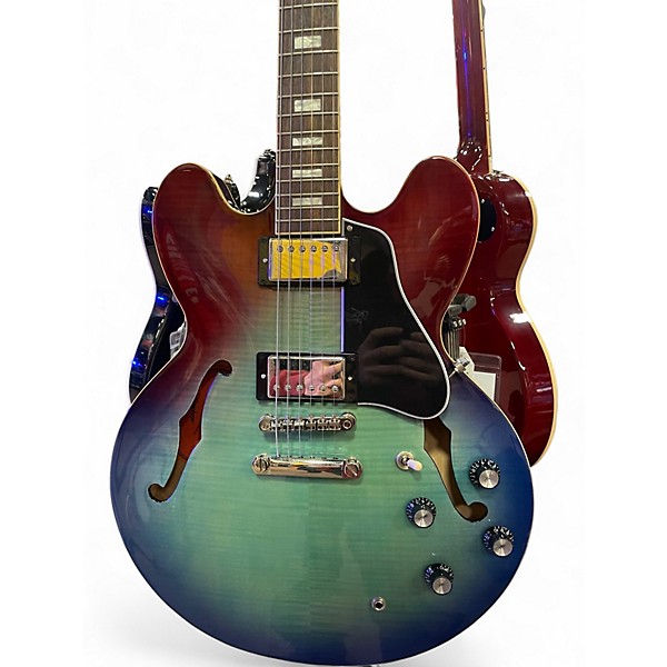 Used Epiphone INSPIRED BY GIBSON ES-355 Blue Burst Hollow Body Electric Guitar
