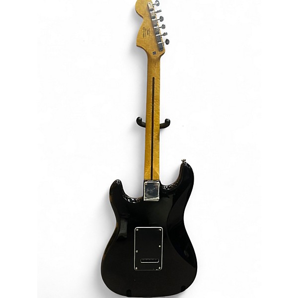 Used Squier Standard Stratocaster Black Solid Body Electric Guitar