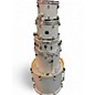 Used TAMA 5 Piece Superstar White Sparkle Drum Kit