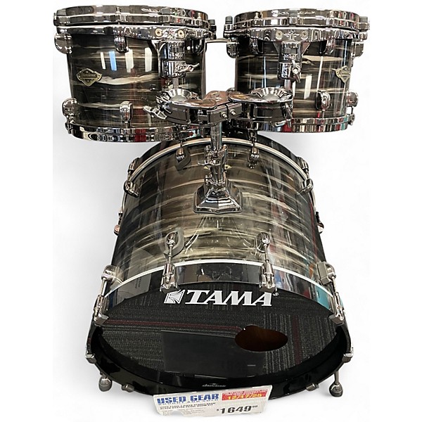 Used TAMA 4 Piece Starclassic BLACK OYSTER PEARL Drum Kit