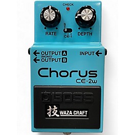 Used BOSS CE2W Waza Craft Chorus Effect Pedal