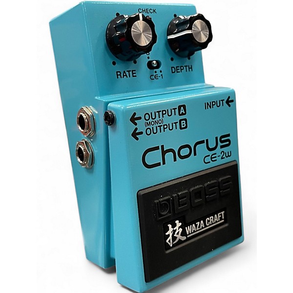Used BOSS CE2W Waza Craft Chorus Effect Pedal