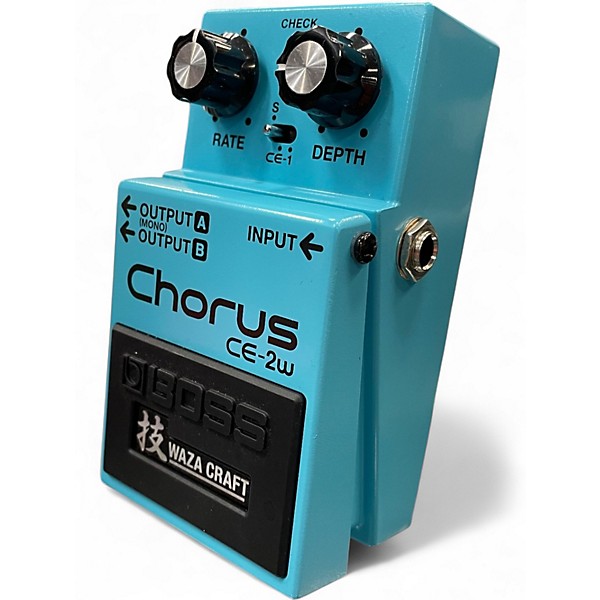 Used BOSS CE2W Waza Craft Chorus Effect Pedal
