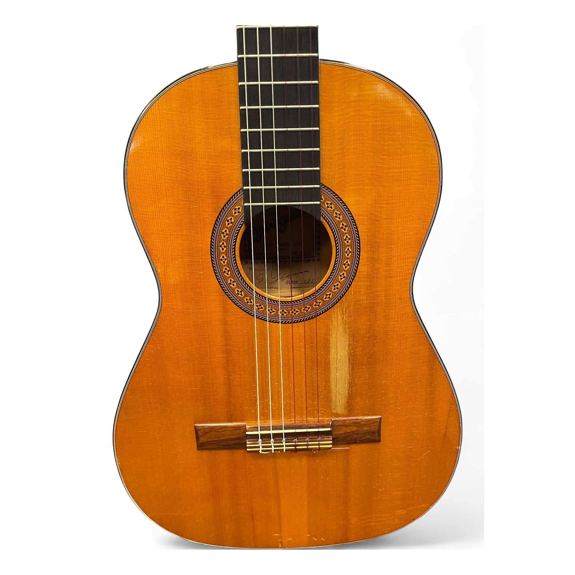 Used 1970s S. Yairi 734 Natural Classical Acoustic Guitar Natural