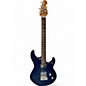 Used Ernie Ball Music Man Luke III Blue Solid Body Electric Guitar thumbnail