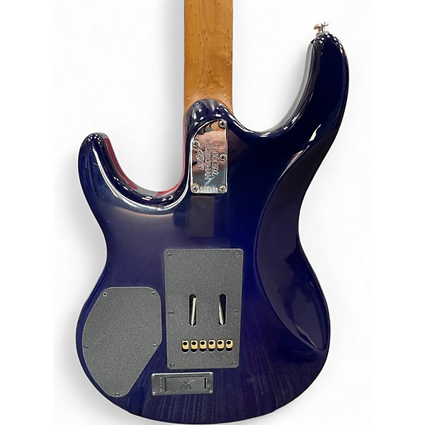 Used Ernie Ball Music Man Luke III Blue Solid Body Electric Guitar