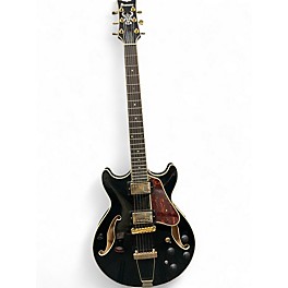 Used Ibanez AMH90-BK Black Hollow Body Electric Guitar