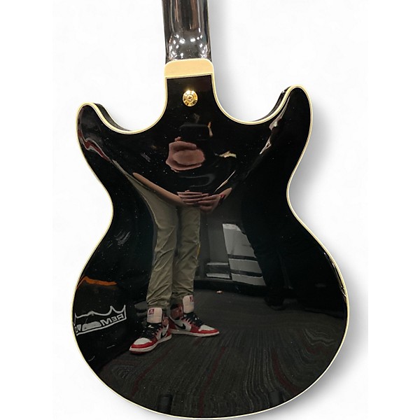 Used Ibanez AMH90-BK Black Hollow Body Electric Guitar