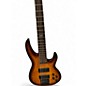 Used ESP LTD B155DX 5 String Sunburst Electric Bass Guitar
