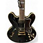 Used Epiphone Sheraton II Black and Gold Hollow Body Electric Guitar