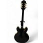 Used Epiphone Sheraton II Black and Gold Hollow Body Electric Guitar