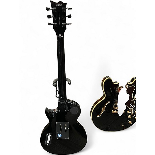 Used ESP LTD GH200 BLACK AND RED Solid Body Electric Guitar