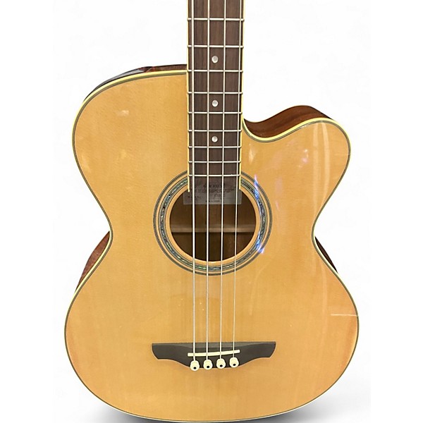 Used Takamine EGB2S Acoustic Electric Natural Acoustic Bass Guitar