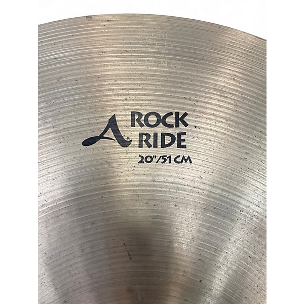 Used Zildjian 20in A Series Rock Ride Cymbal