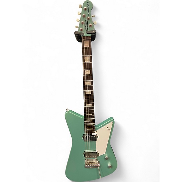 Used Sterling by Music Man Mariposa Dorado Green Solid Body Electric Guitar