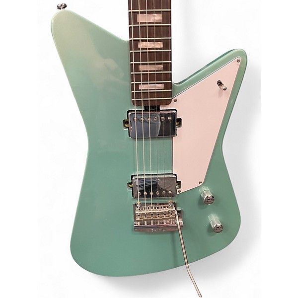Used Sterling by Music Man Mariposa Dorado Green Solid Body Electric Guitar