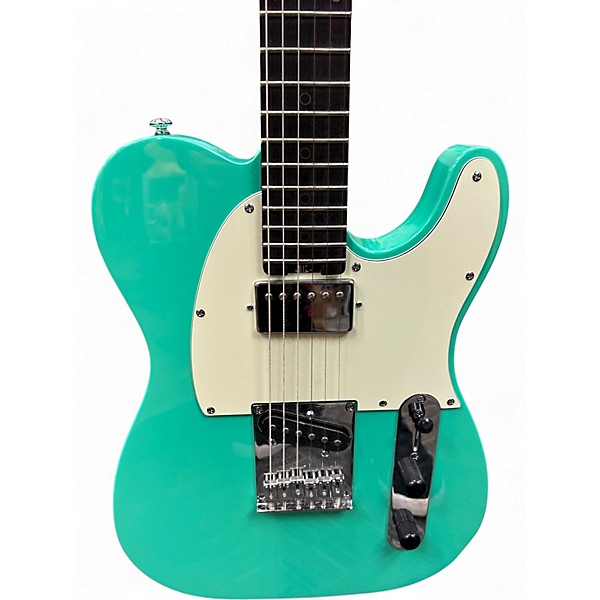 Used Schecter Guitar Research NICK JOHNSTON PT Seafoam Green Solid Body Electric Guitar
