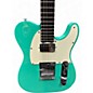 Used Schecter Guitar Research NICK JOHNSTON PT Seafoam Green Solid Body Electric Guitar