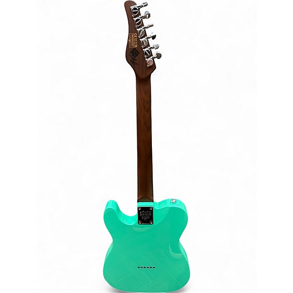Used Schecter Guitar Research NICK JOHNSTON PT Seafoam Green Solid Body Electric Guitar