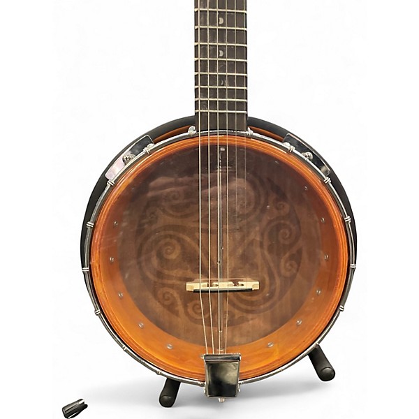Used Luna Celtic 6 String Tobacco Sunburst Banjo